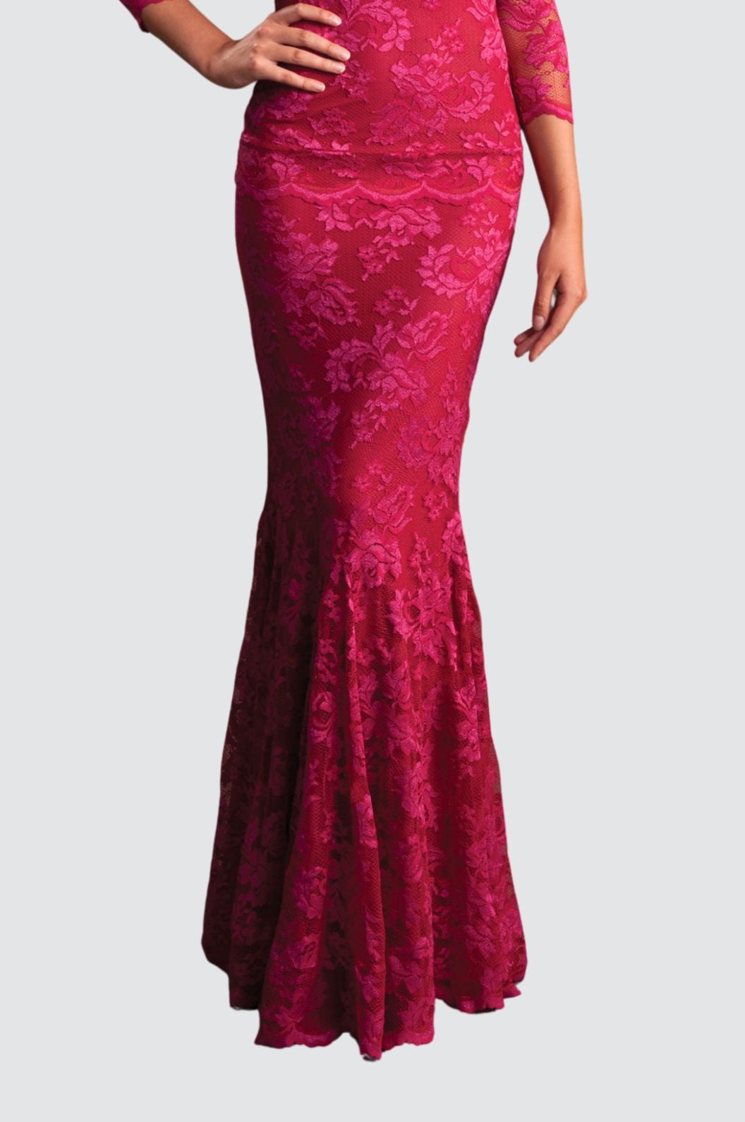 Classic Long Fit n' Flare Skirt
