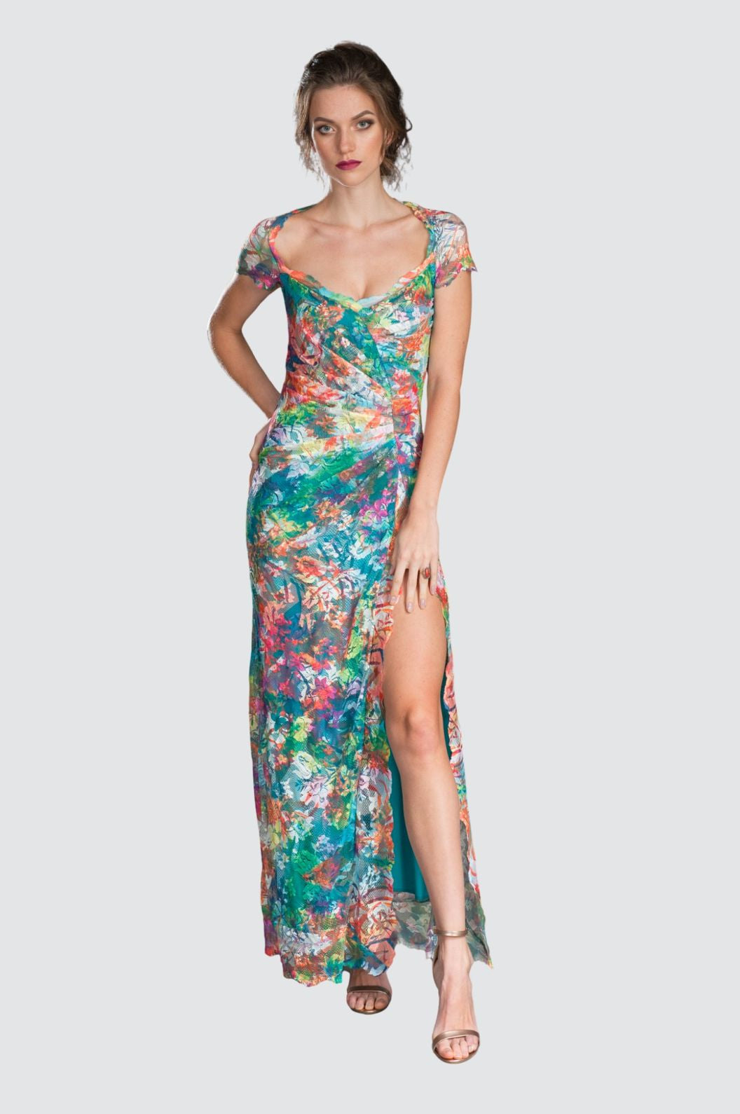 Summery Long Gown  Olvi's Lace