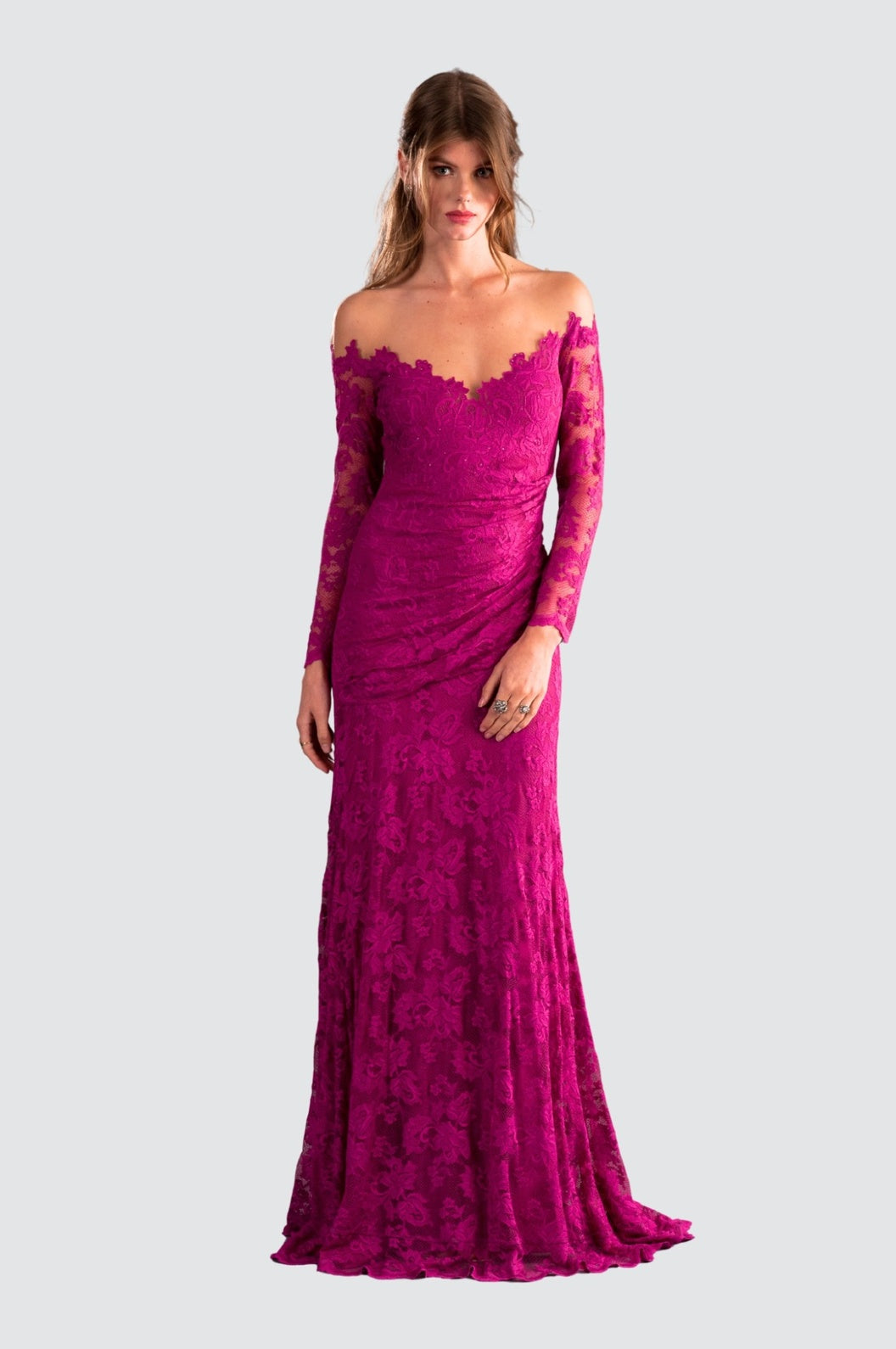 Off Shoulder Lace Dress – Olvi's Lace