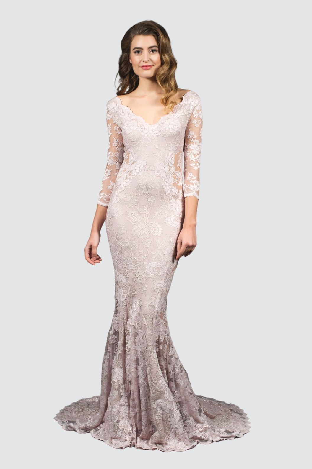 Elegantes Abendkleid aus Spitze