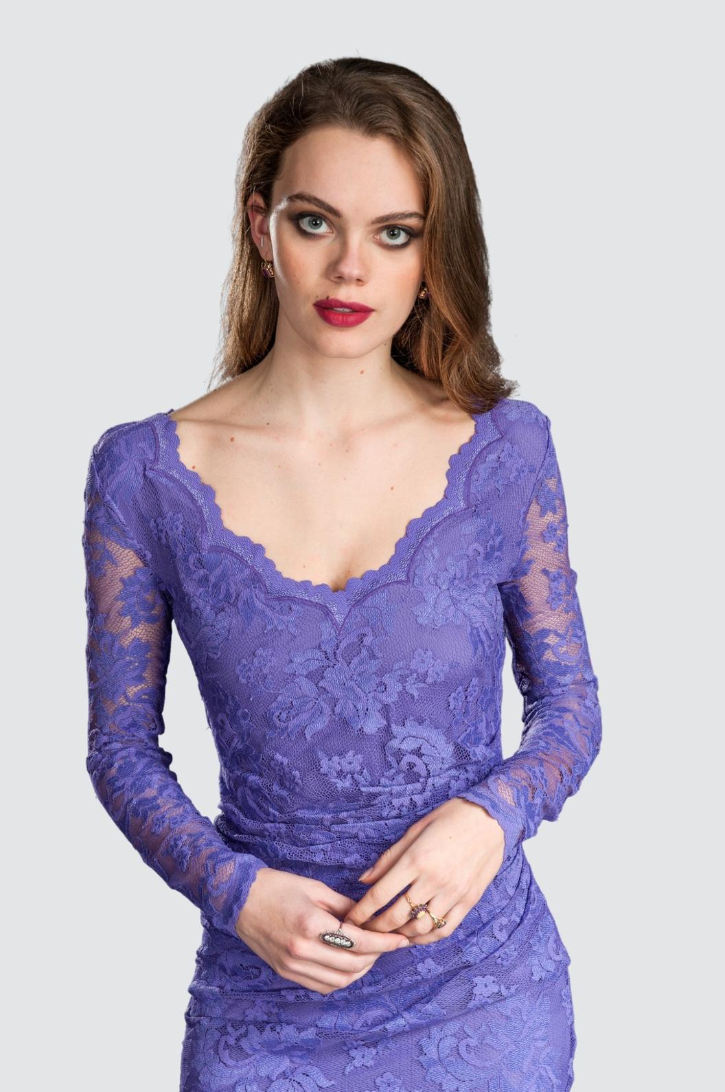 Lila Cocktailkleid