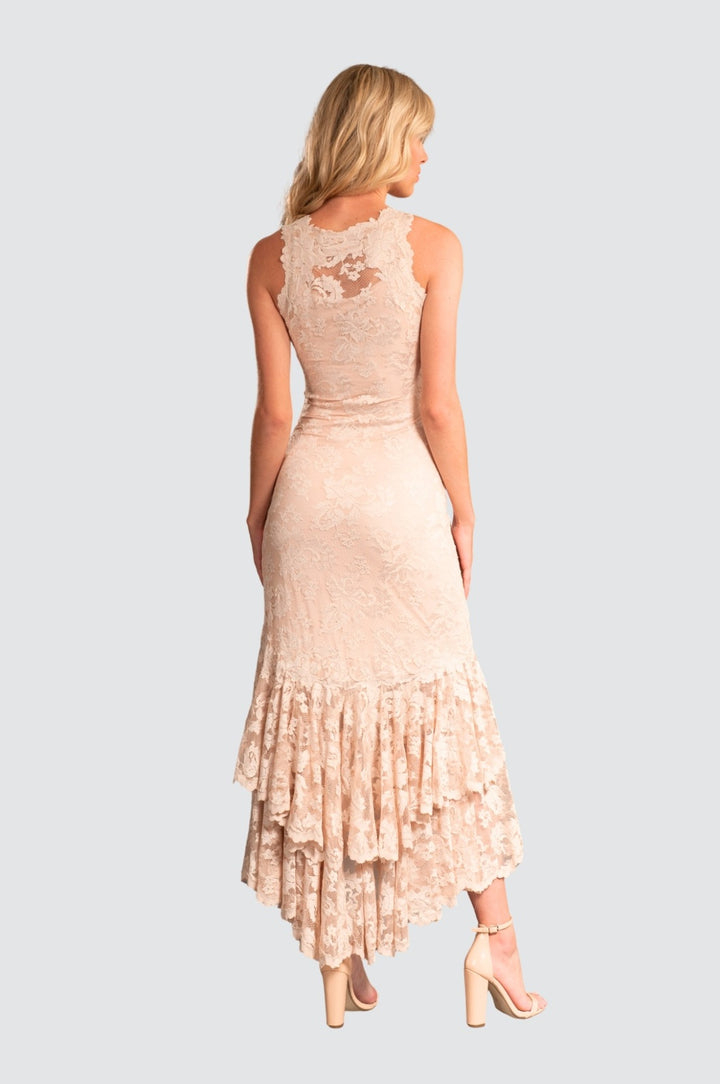 Cocktailkleid mit Rüschenrock