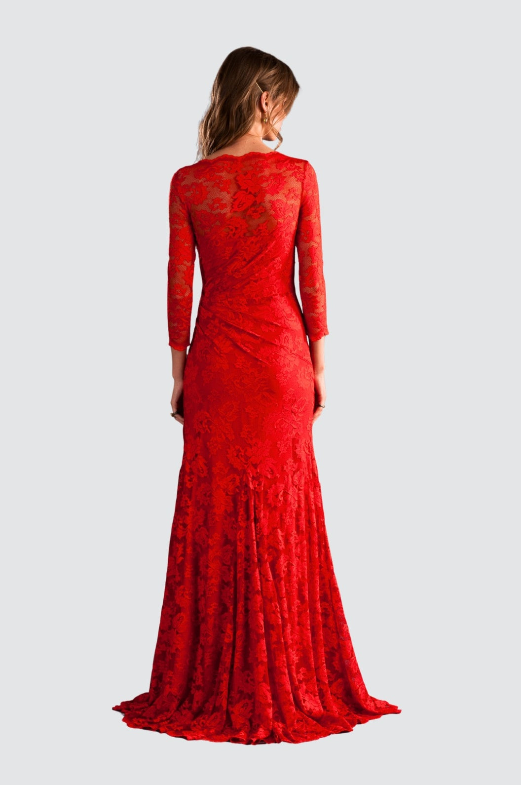 Atemberaubendes rotes Kleid