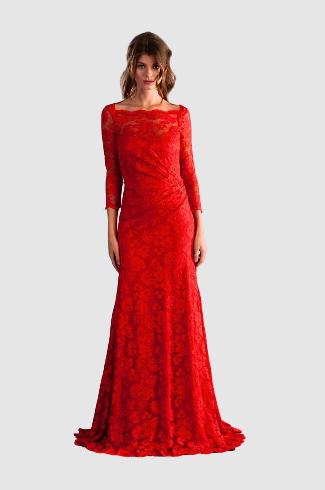 Atemberaubendes rotes Kleid