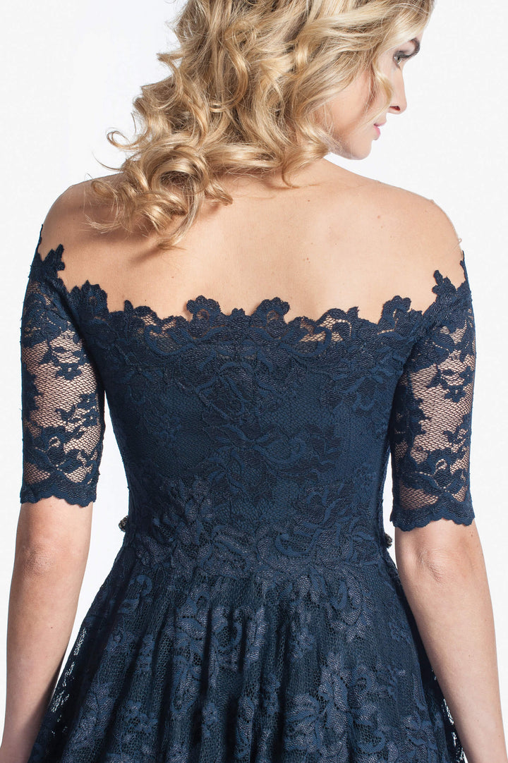 Timeless Lace Off-Shoulder Dress-3