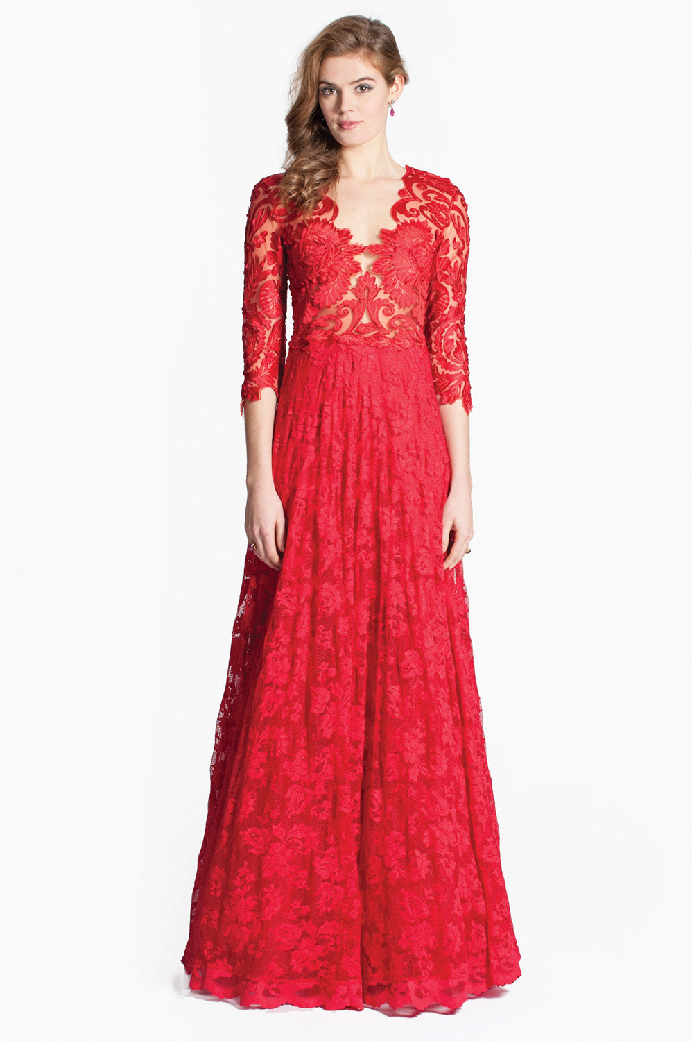 Valentino Red A-Line Gown