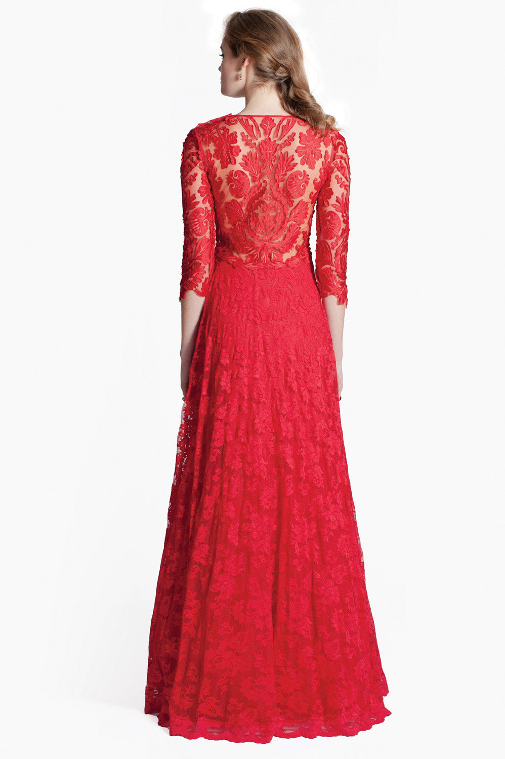 Valentino Red A-Line Gown-1