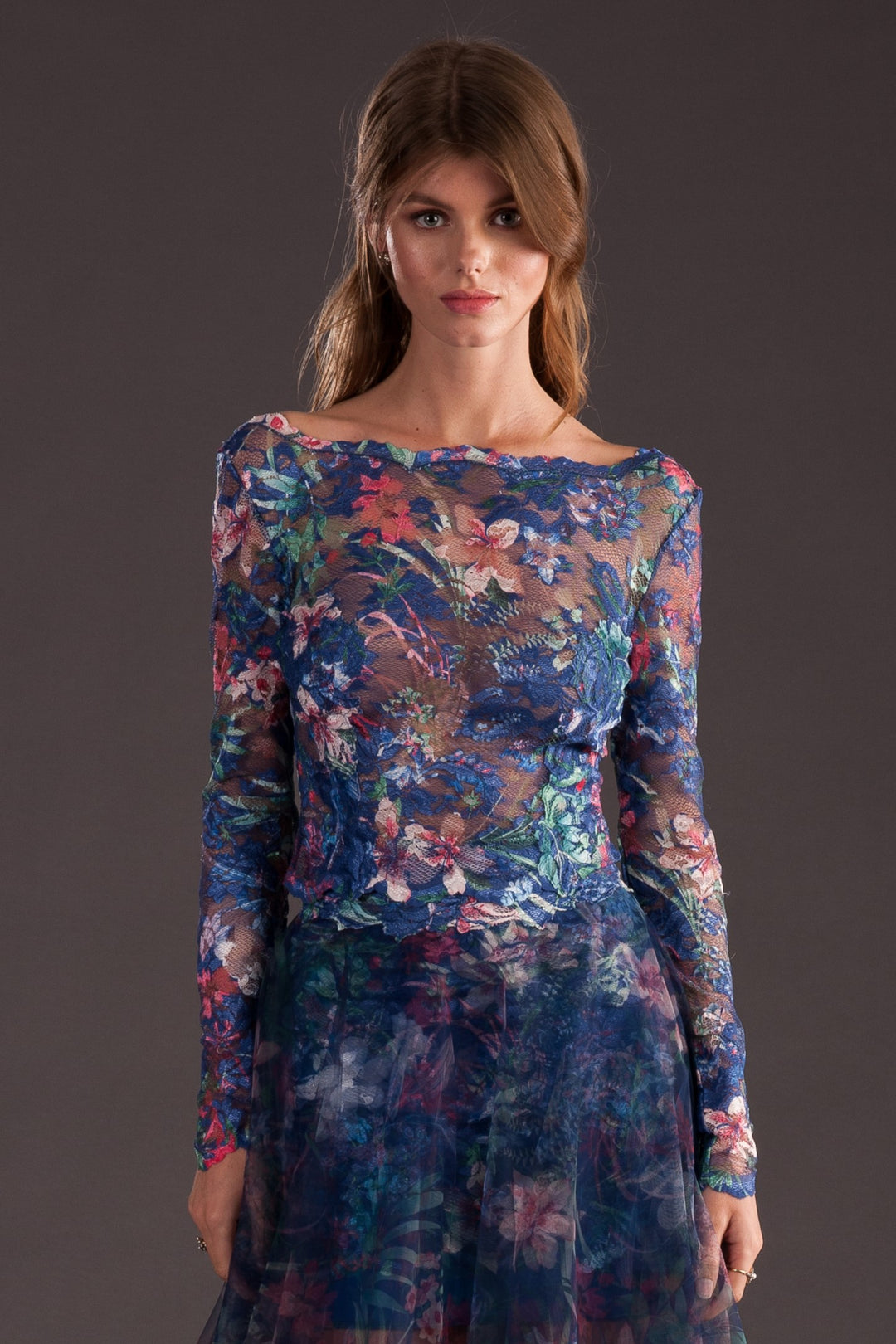 Floral Long Sleeved Top-2