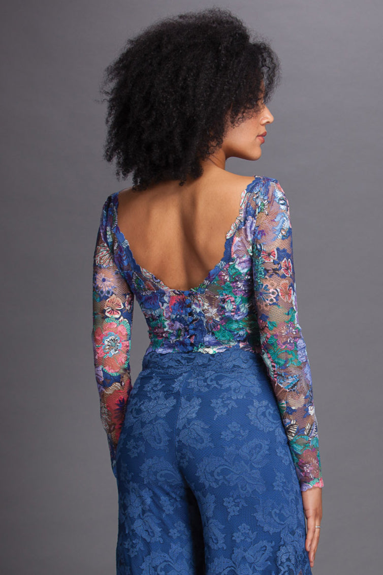 Floral Long Sleeved Top-1