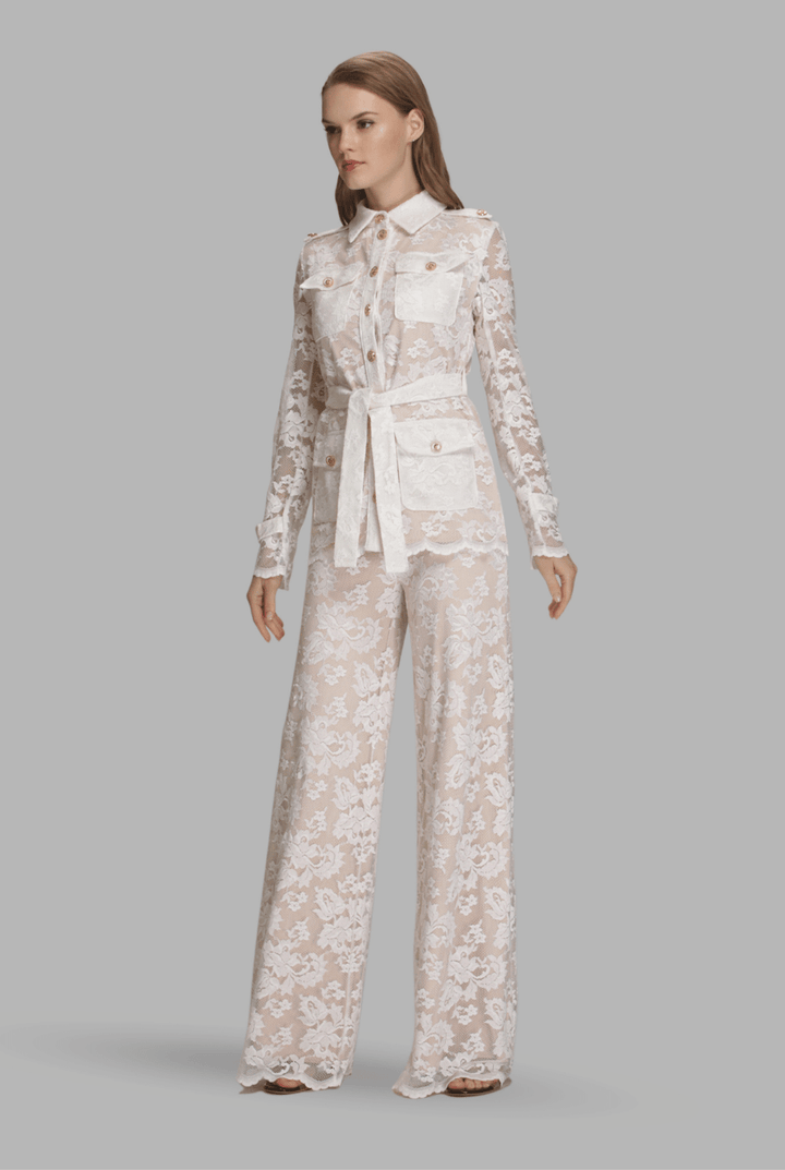 Collared jacket with pockets & belt-2