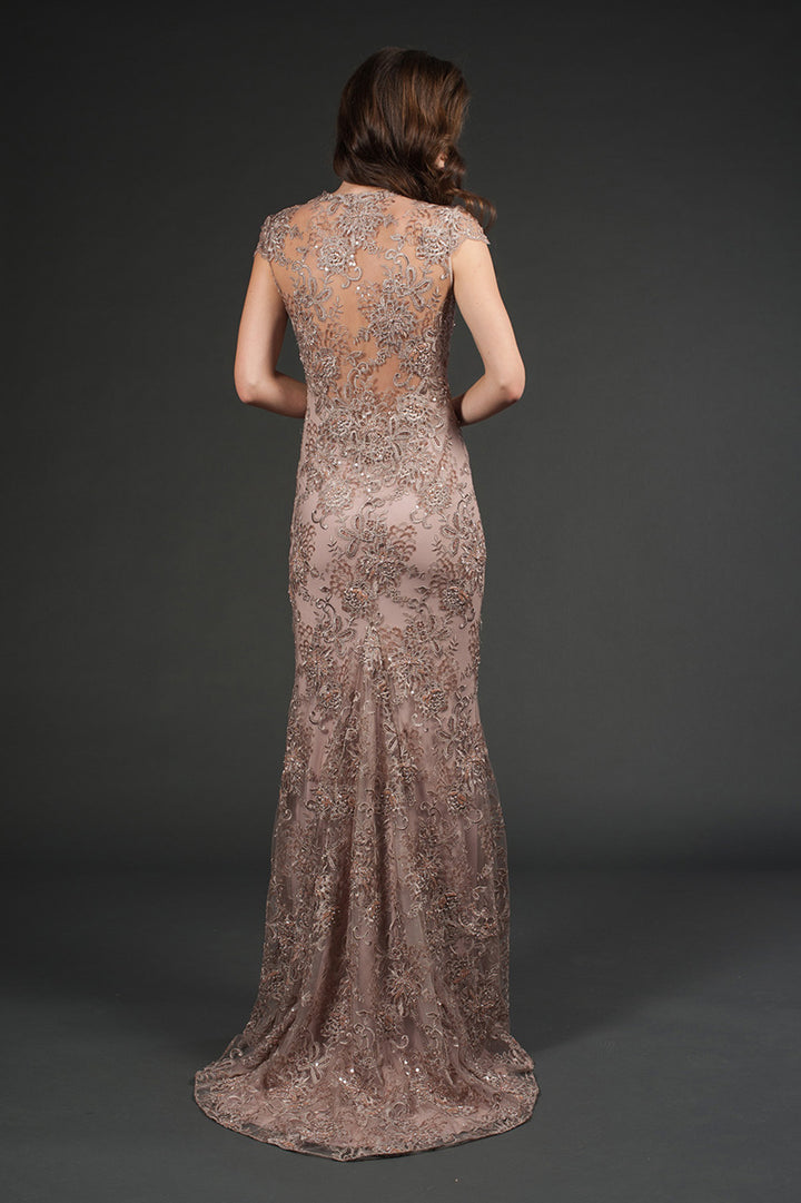Blush Shimmering Gown-1
