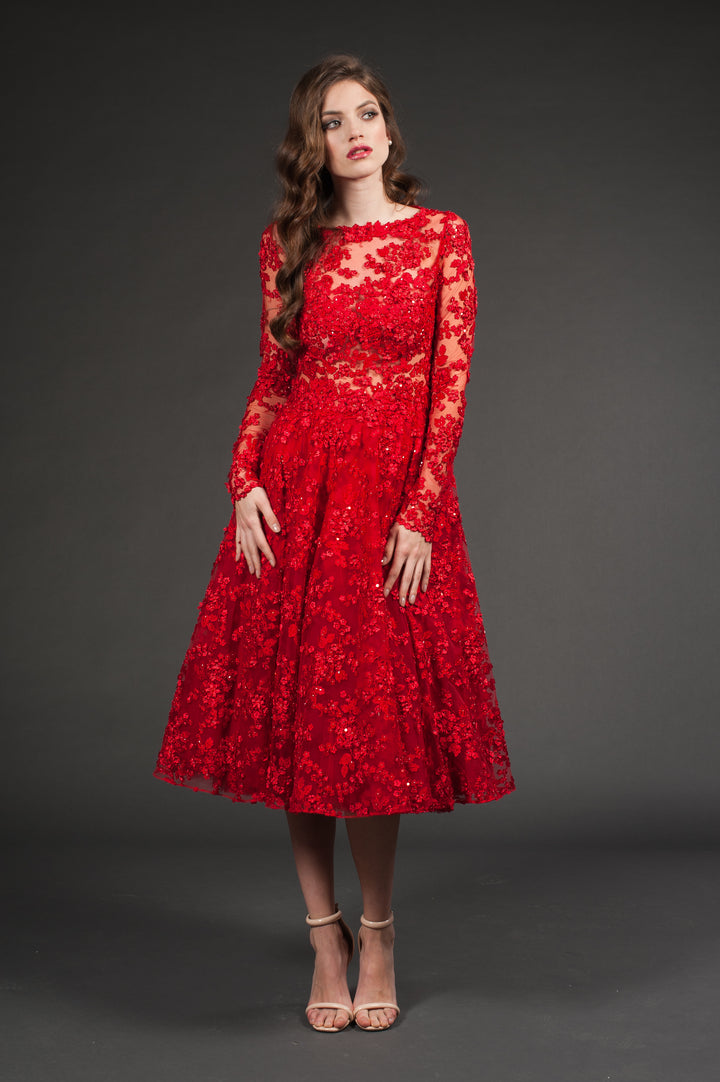 Romantic Red Dress-0