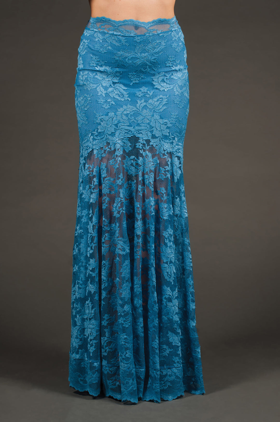 Long Skirt with Flare Bottom-0