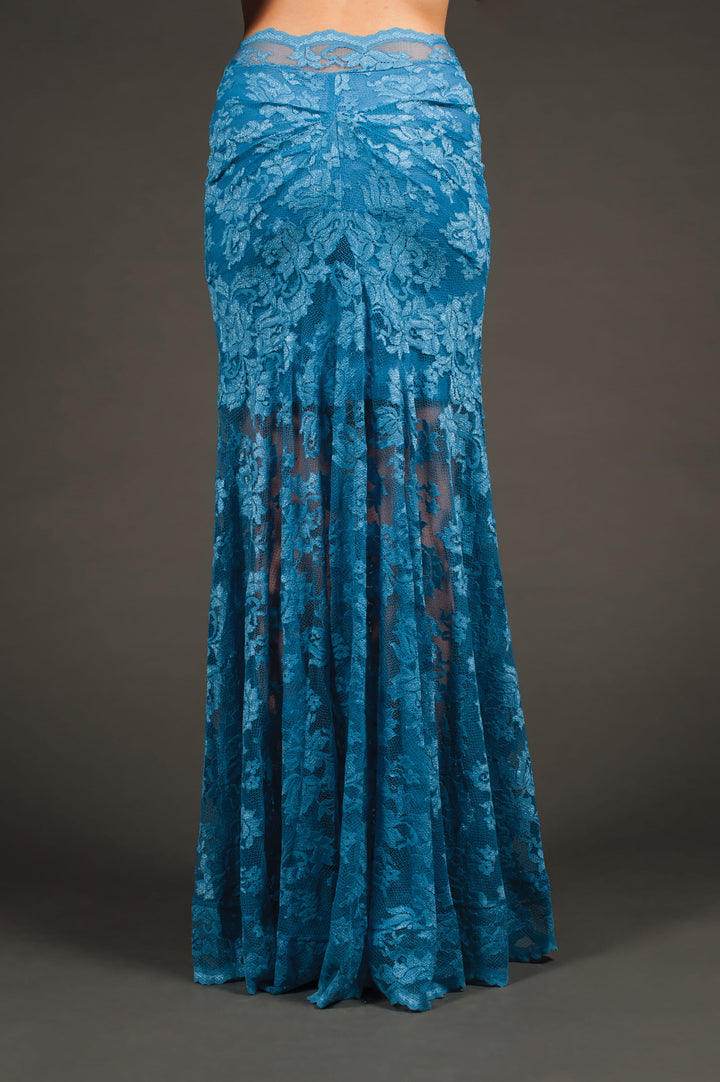 Long Skirt with Flare Bottom-1