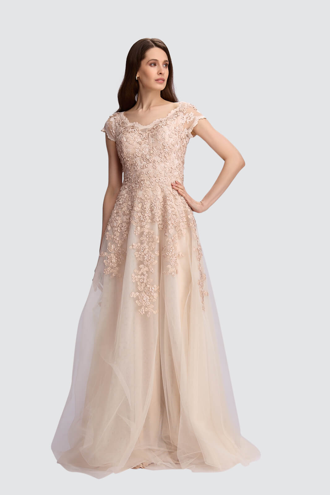Ethereal Almond Lace Gown – Olvi's Lace