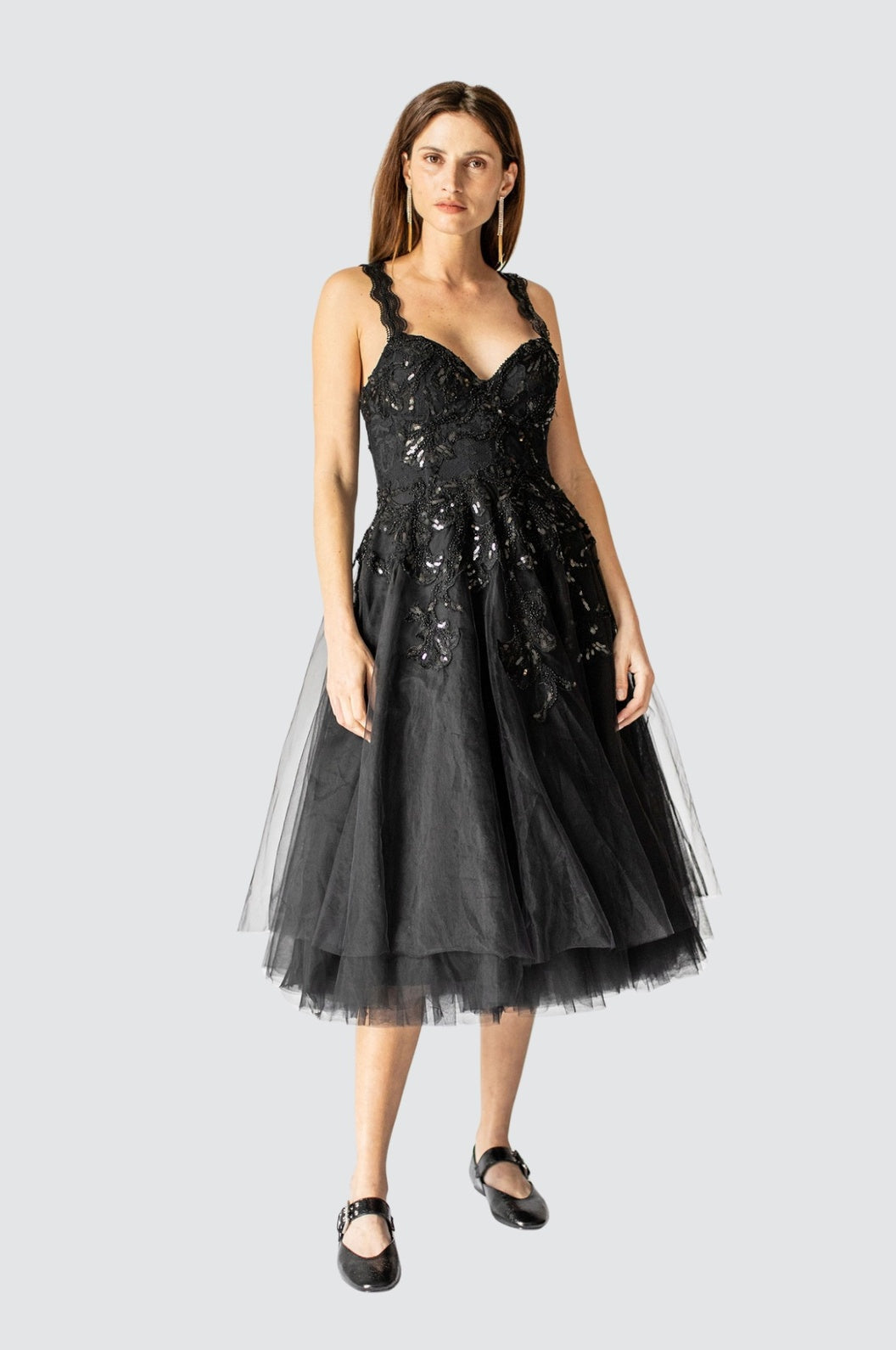 layered tulle midi dress Pinkblush Light Pink Smocked Tiered Tulle Maternity Midi Dress Small
