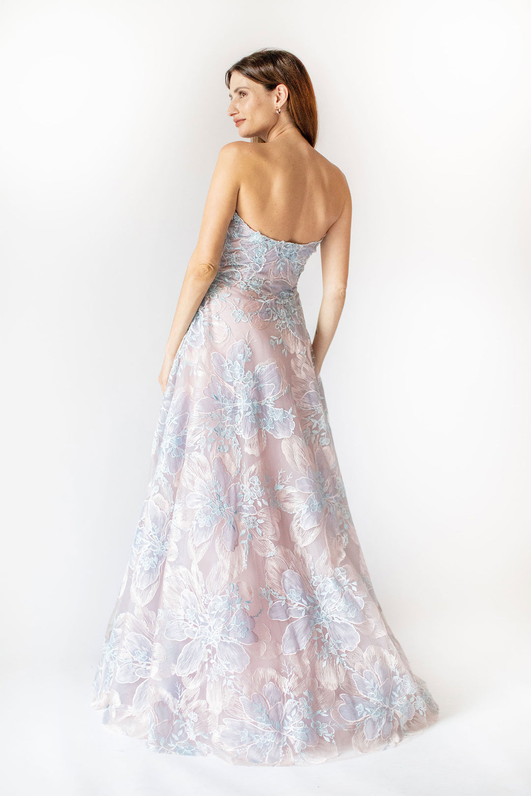 Cotton Candy Sweetheart Gown