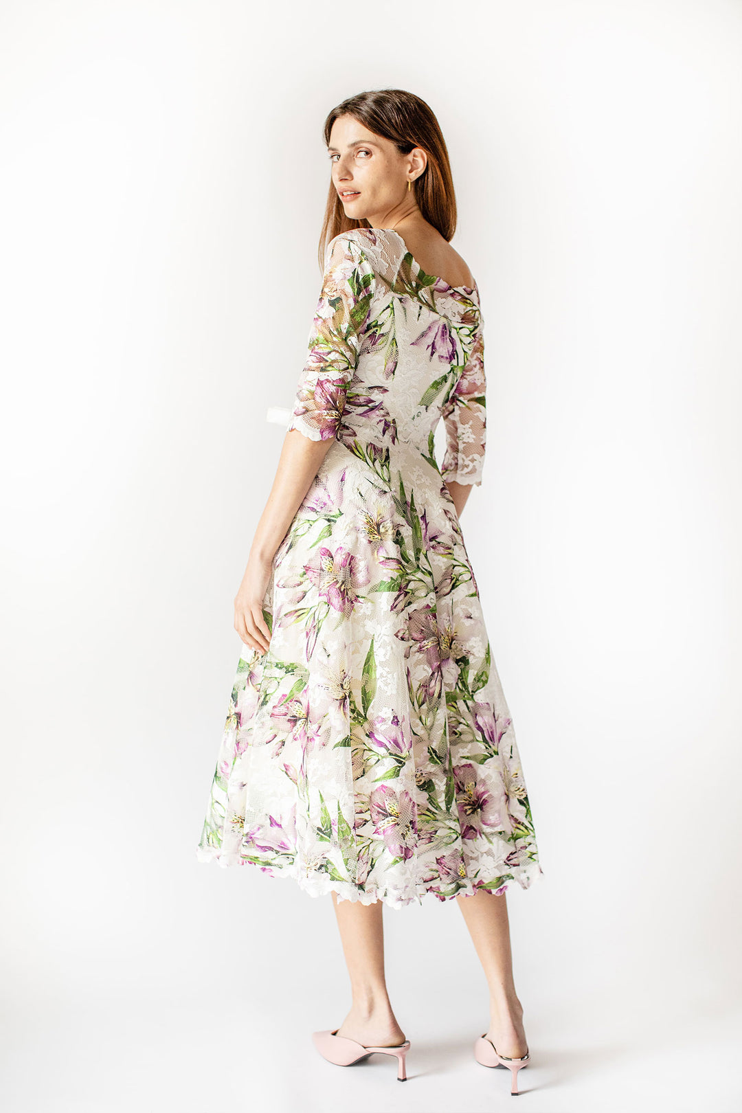 Edelweiß A-Linien Kleid
