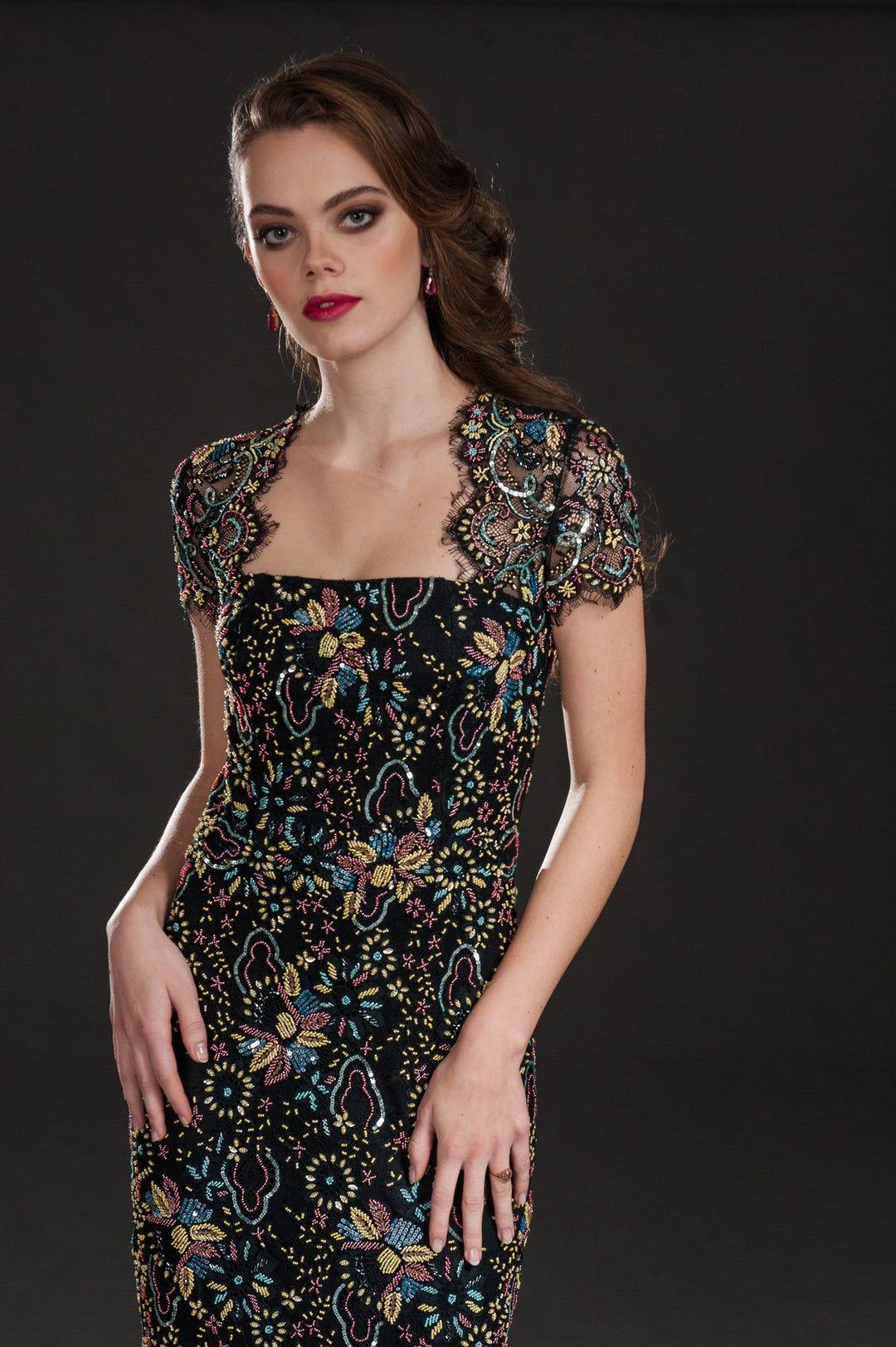 Gala night embellished gown-2