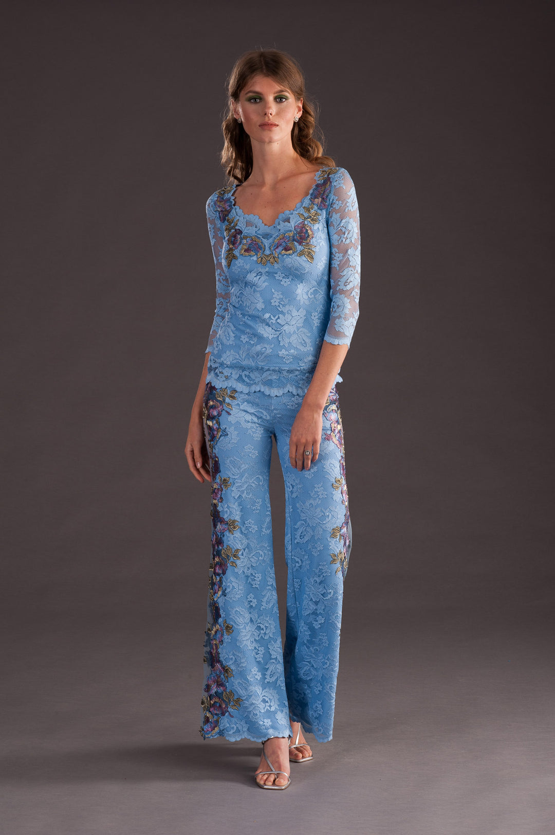 Blue Lace Trousers-0