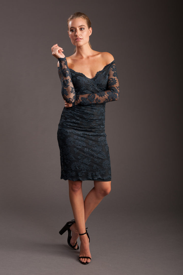 Open Front Lace Top-0