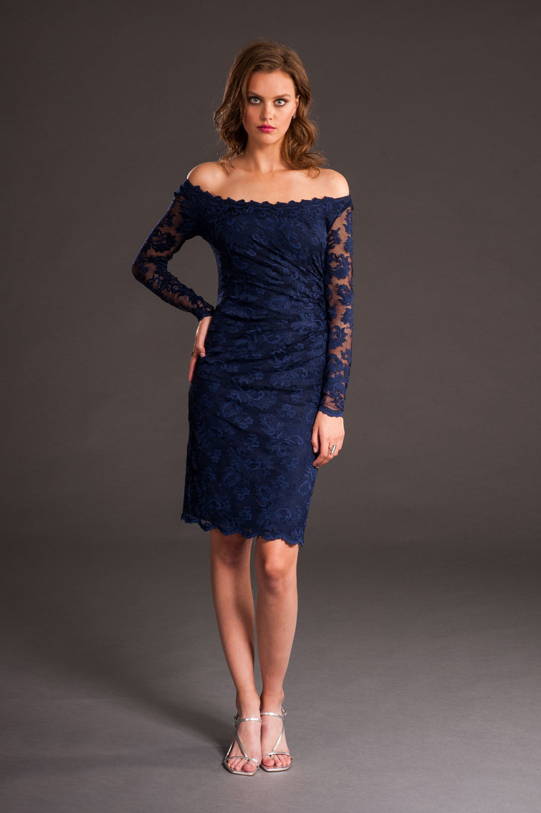 Classic Cocktail Lace Dress-2