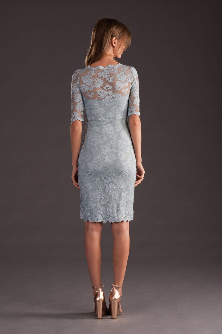 Cocktail Lace Dress with Swarovski Crystals-1