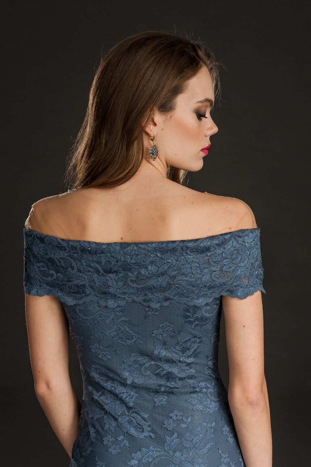 Off-Shoulder Elegant Dress-2