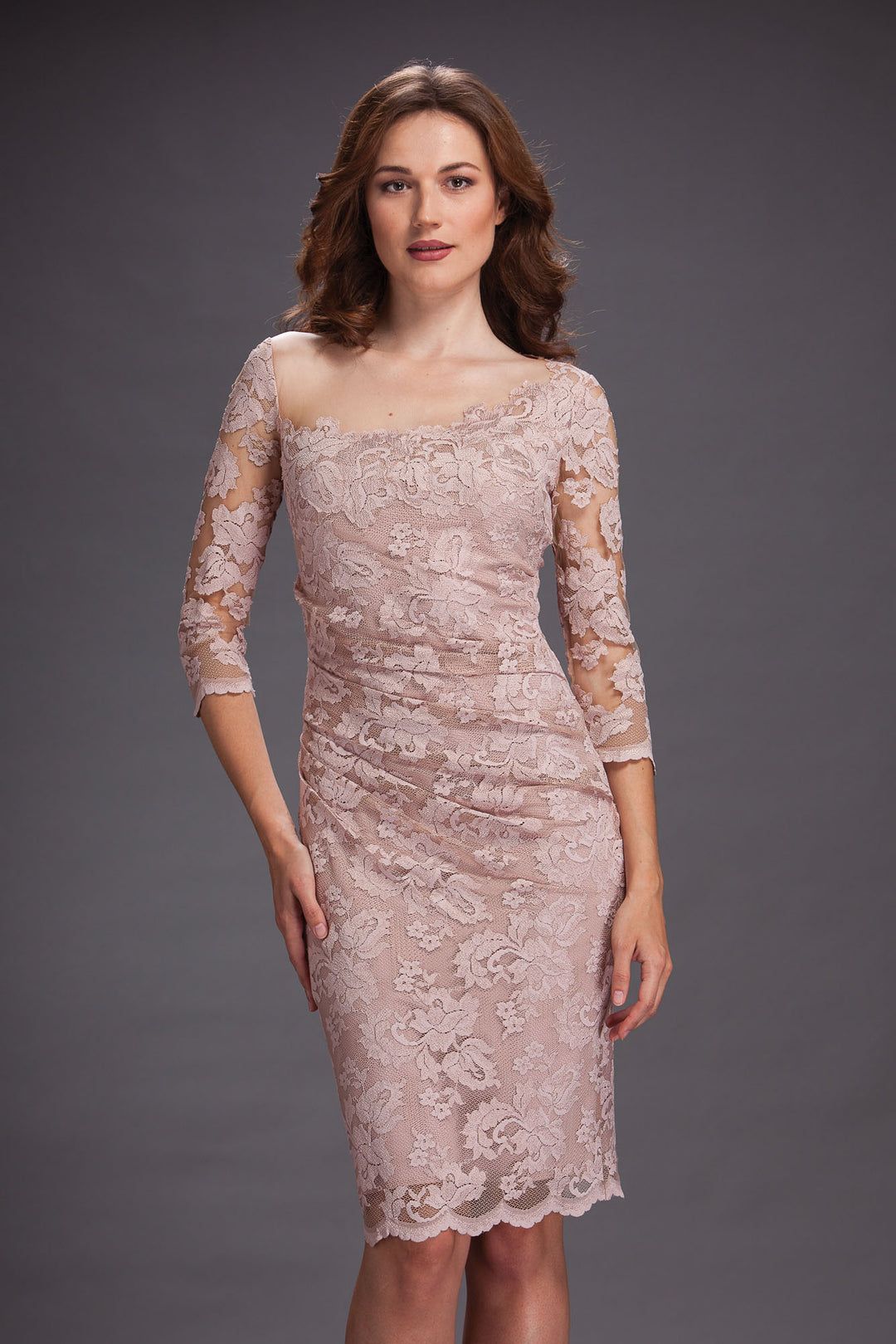 Cocktail lace dress-0