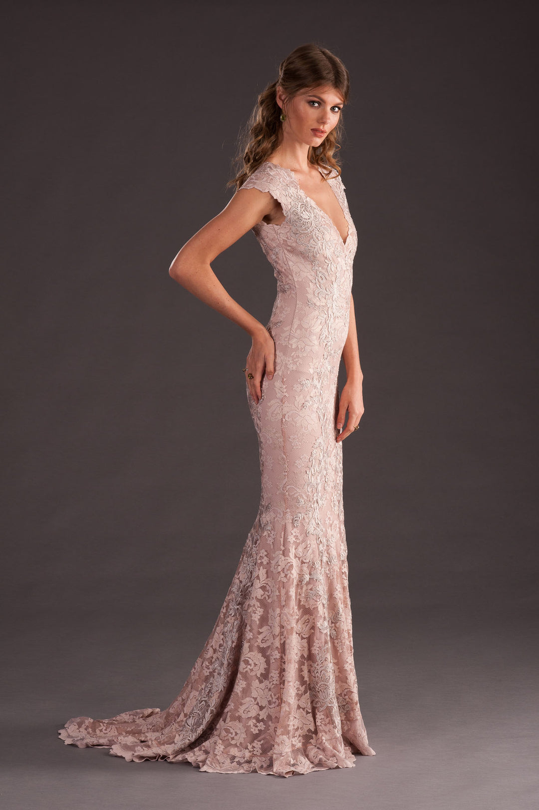Classic Olvi’s Fit n’ Flare Long Gown-1