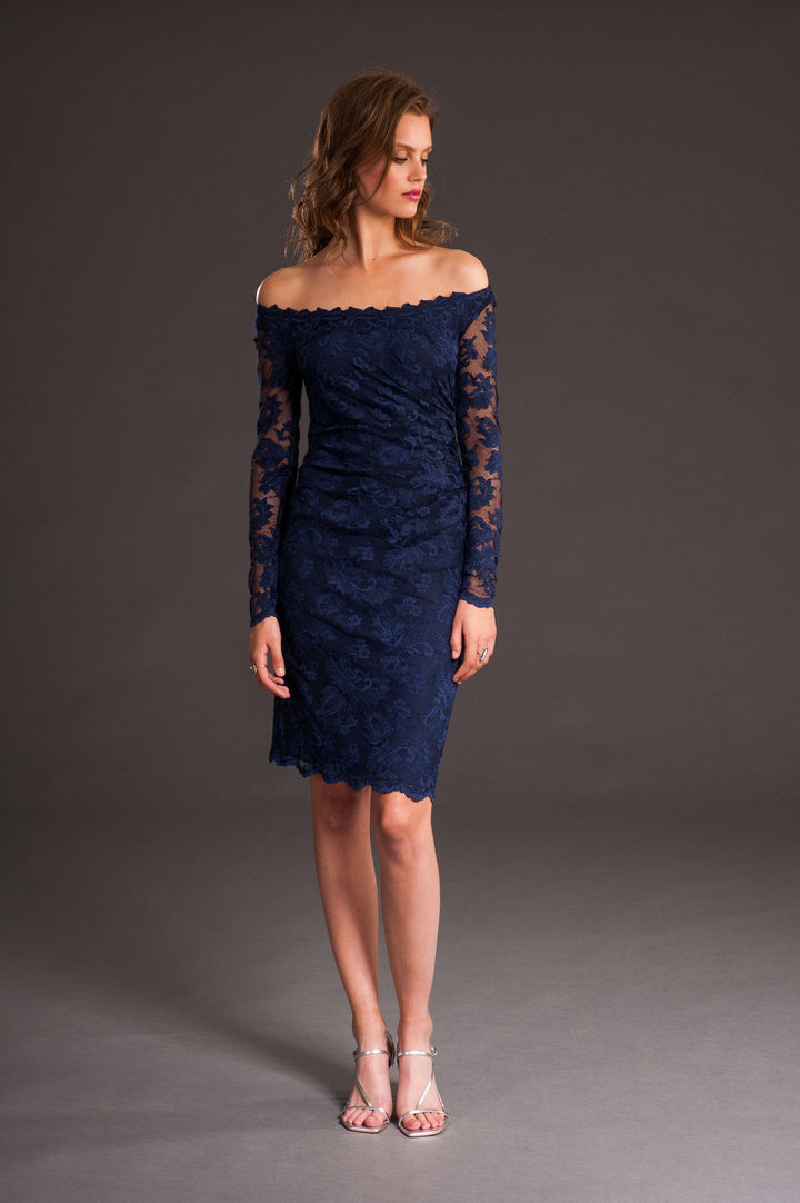 Classic Cocktail Lace Dress-0