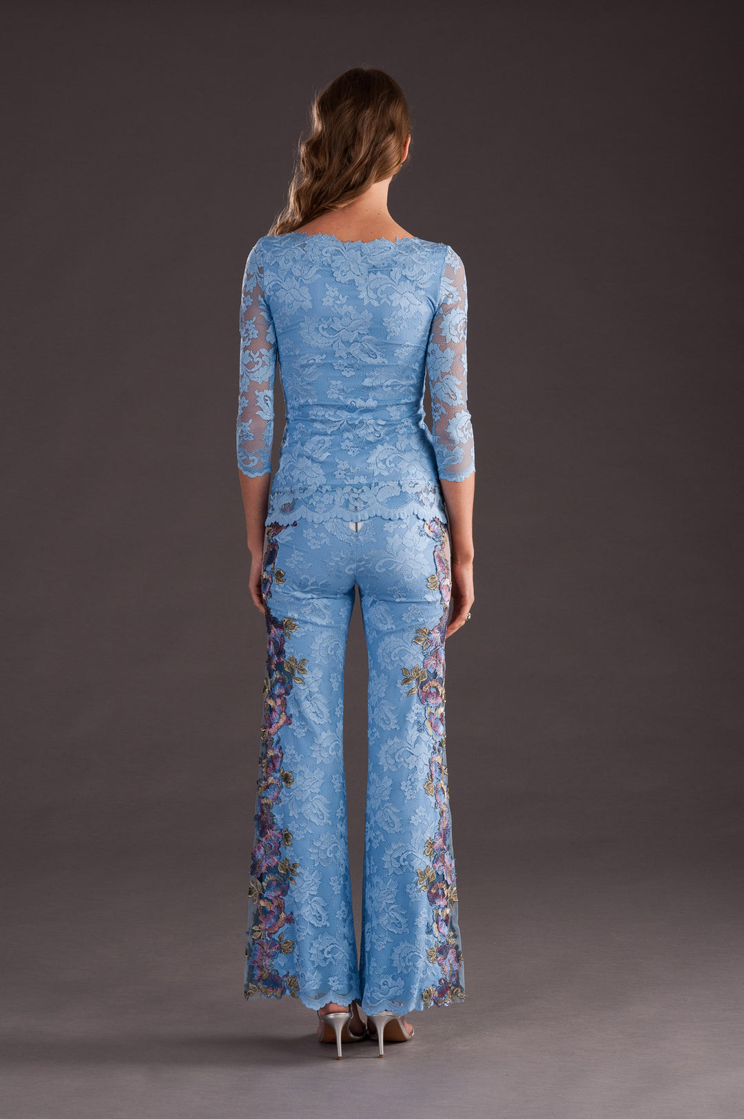 Blue Lace Trousers-4