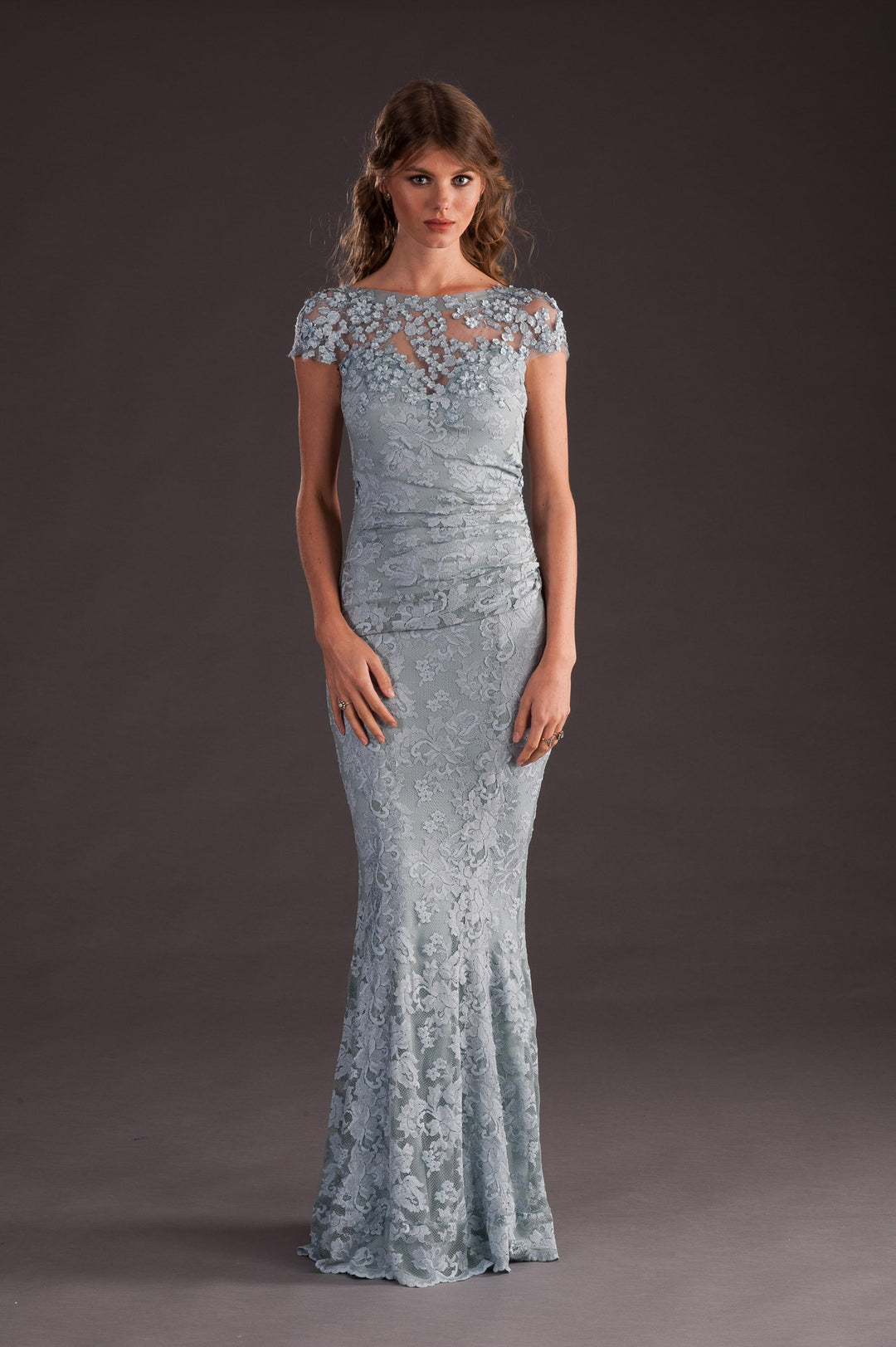 Long Gown with Deep Back Style-0