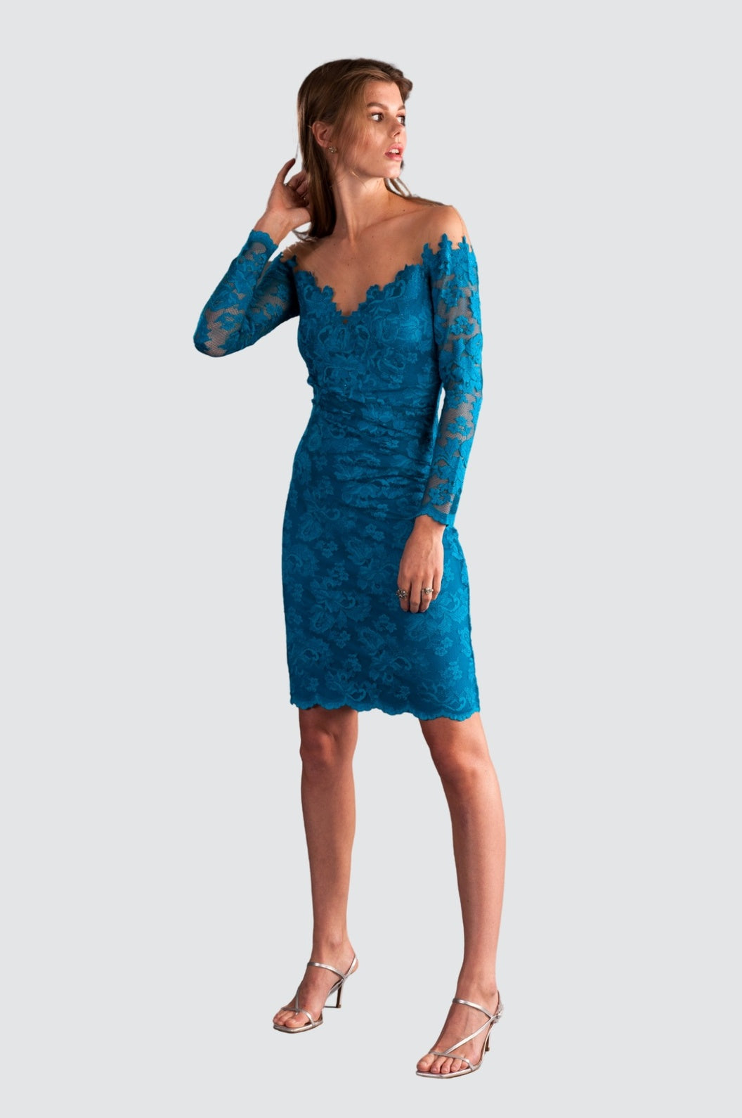 Off-shoulder Cocktail Dress