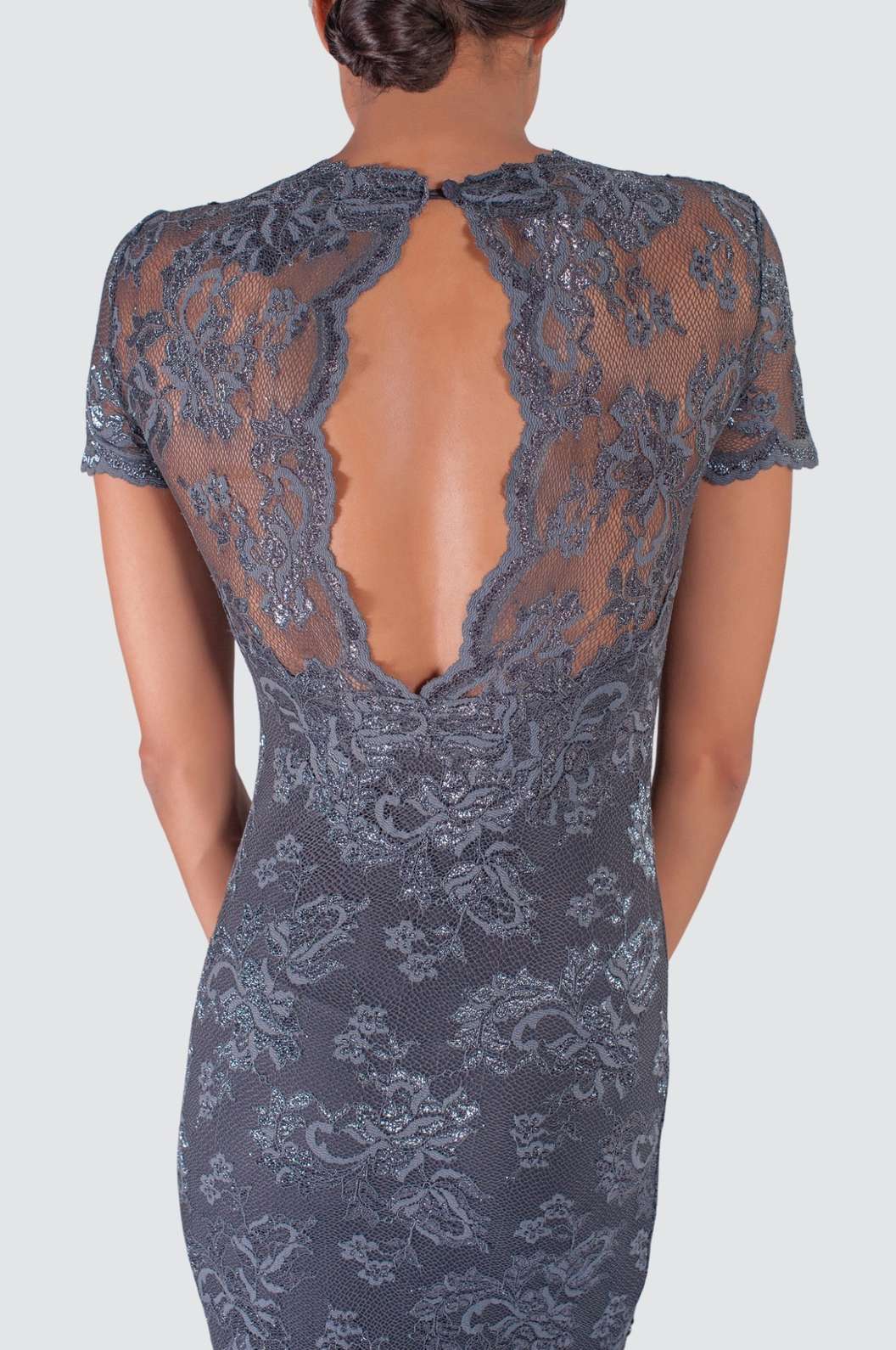 Mermaid Lace Gown with Illusion