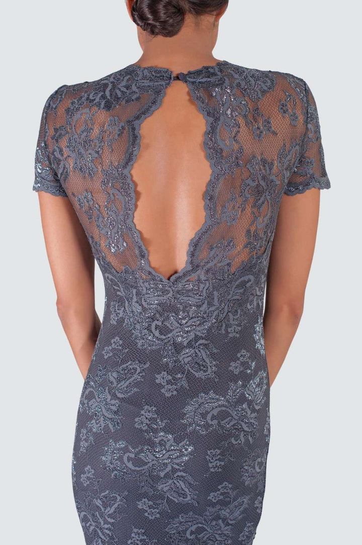 Mermaid Lace Gown with Illusion