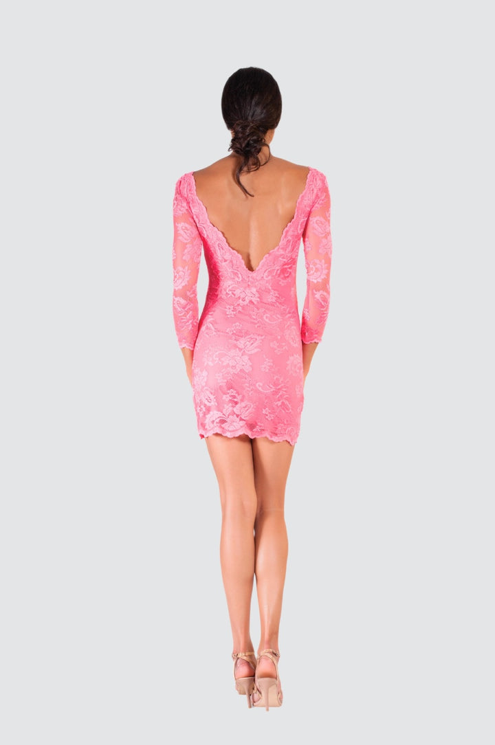 Deep V-Back Candy Lace Tunic