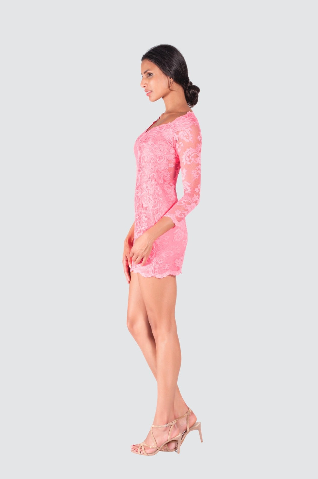 Candy Lace Tunic with Boat Neck