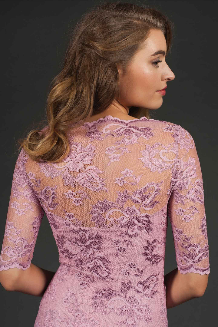 Cocktail Lace Dress with Swarovski Crystals