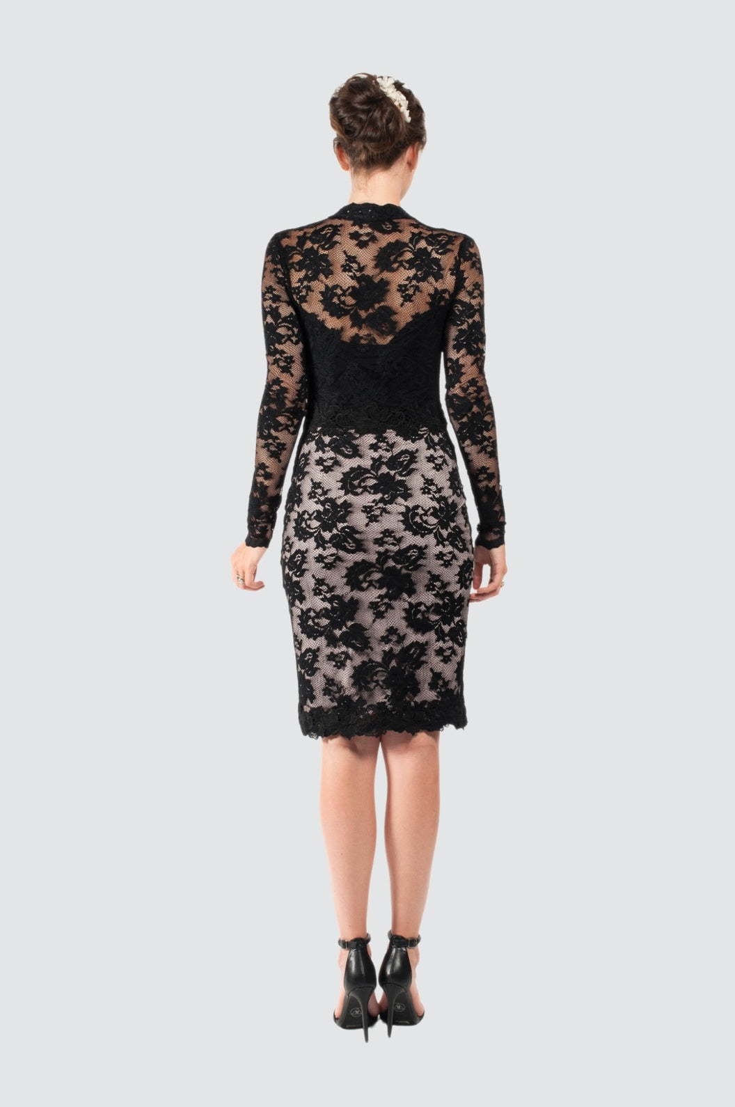 Robe de cocktail classique victorienne en dentelle