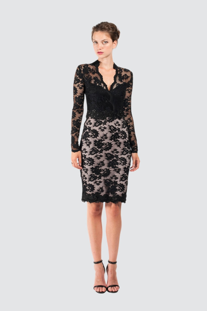 Robe de cocktail classique victorienne en dentelle