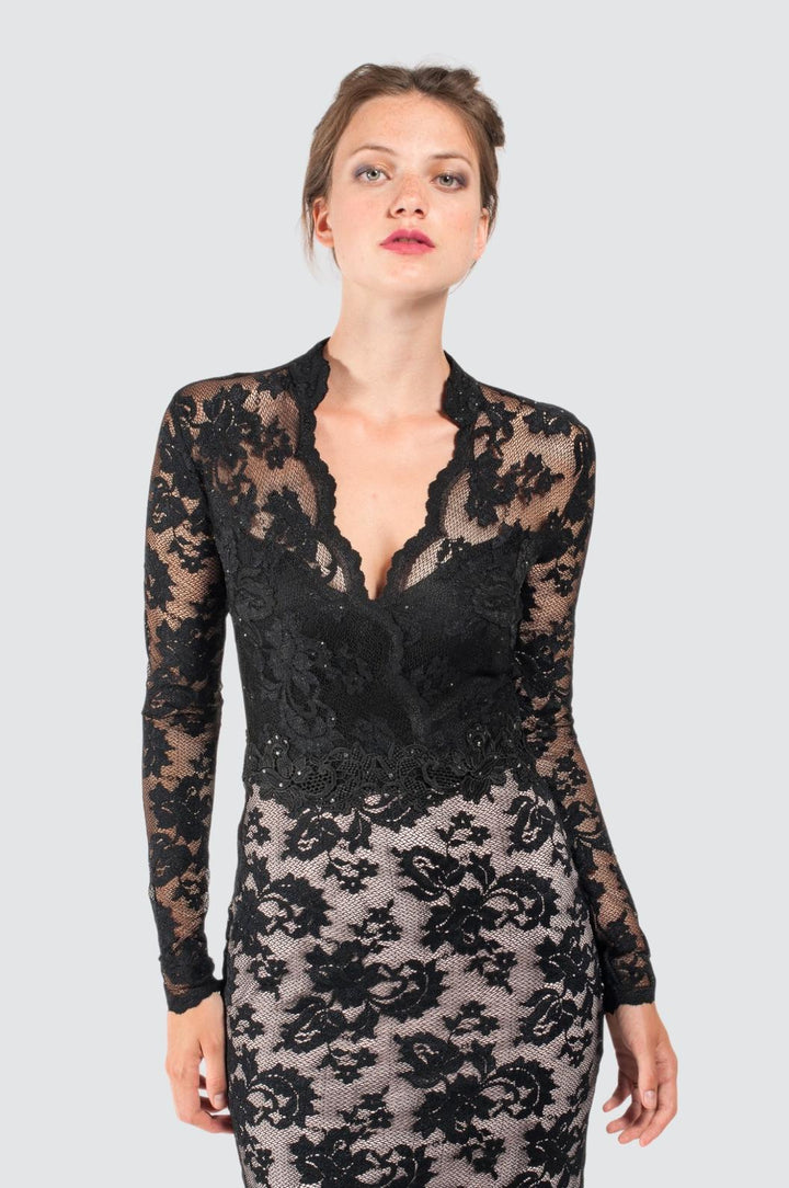 Robe de cocktail classique victorienne en dentelle