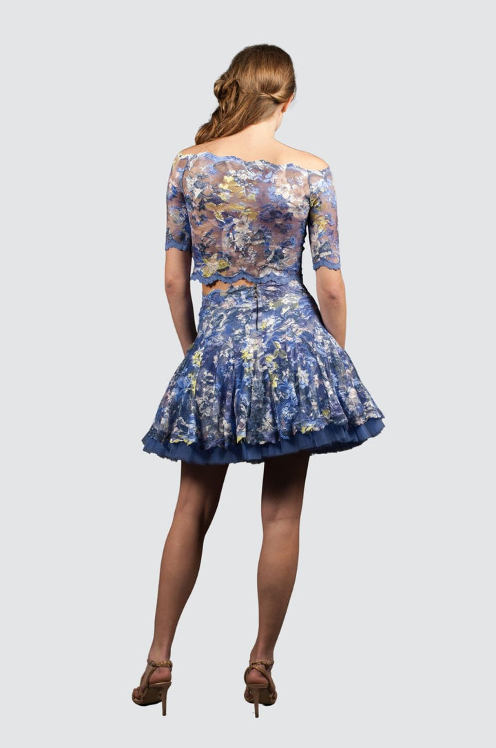 Jupe en tulle citron vert