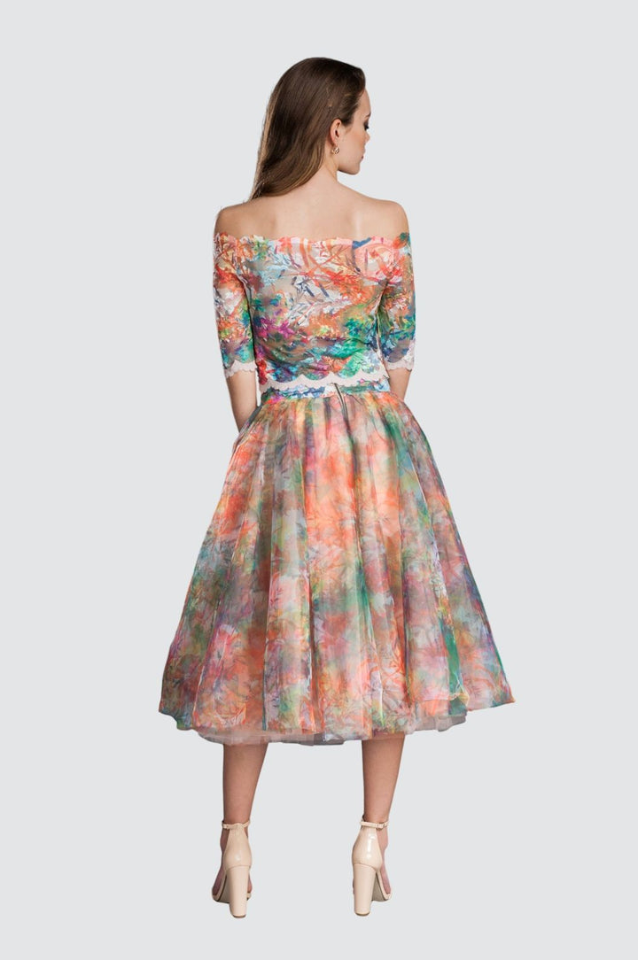 Jupe en tulle citron vert