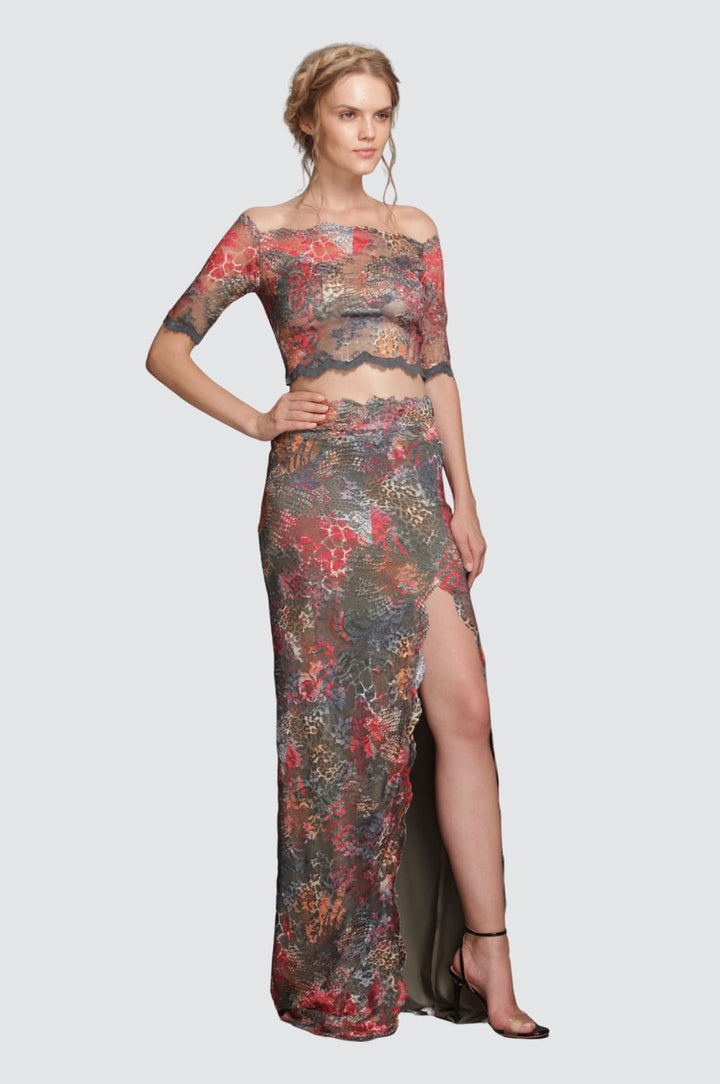 Jupe en tulle citron vert