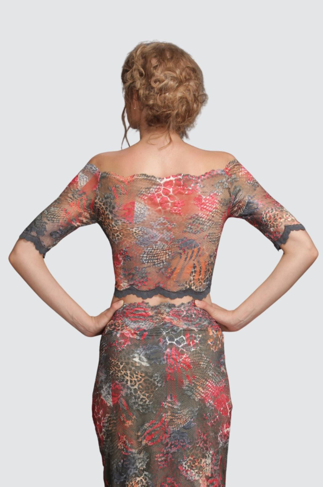 Jupe en tulle citron vert