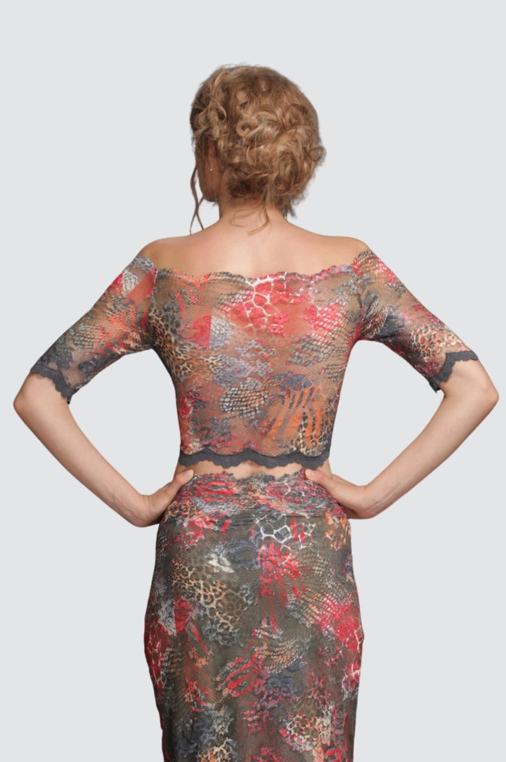 Jupe en tulle citron vert