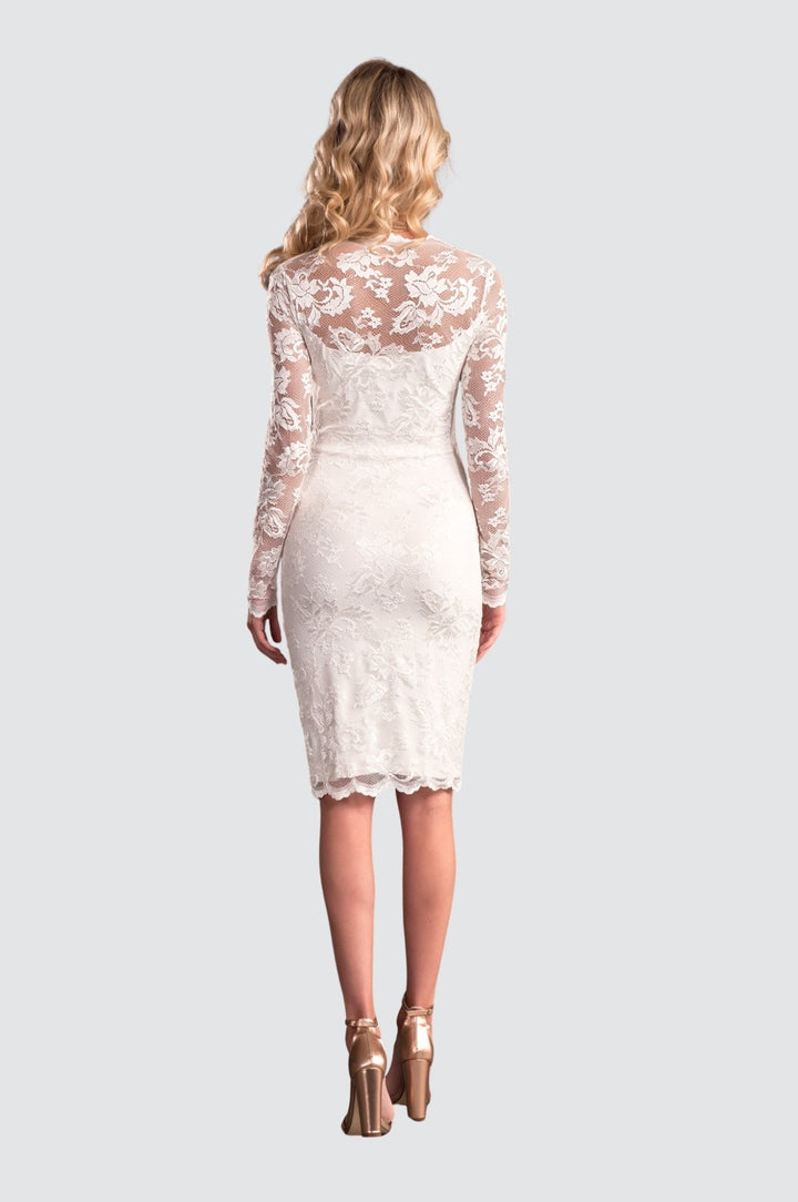 Full Sleeves Lace Dress