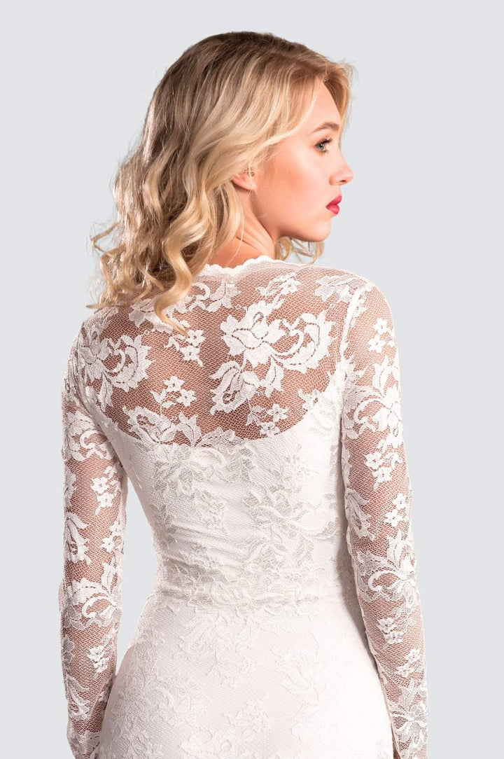 Full Sleeves Lace Dress
