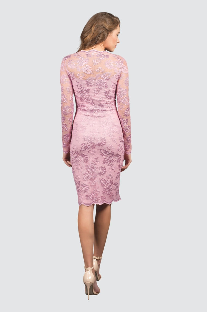 Full Sleeves Lace Dress